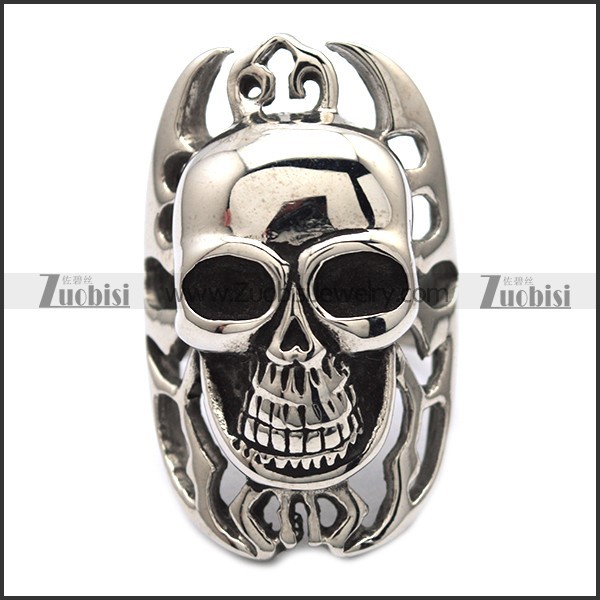 The knife skull ring r001705