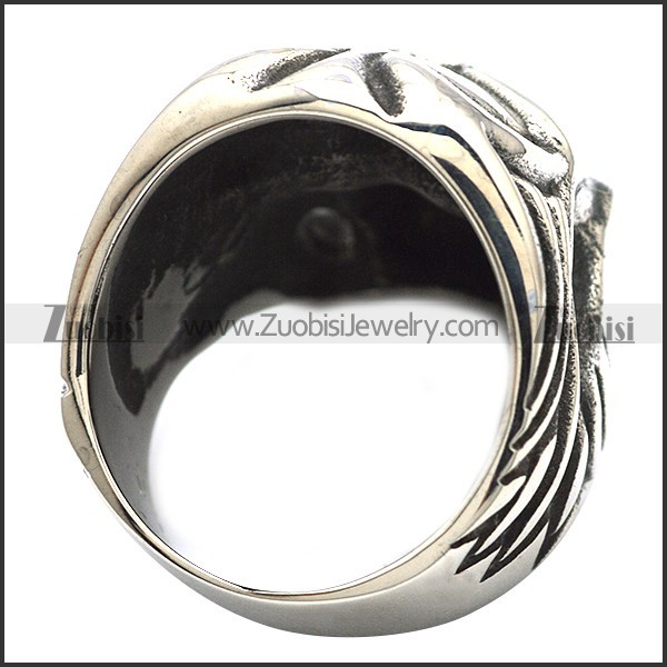 comely Steel Biker skull Ring with punk style for Motorcycle bikers - r000548