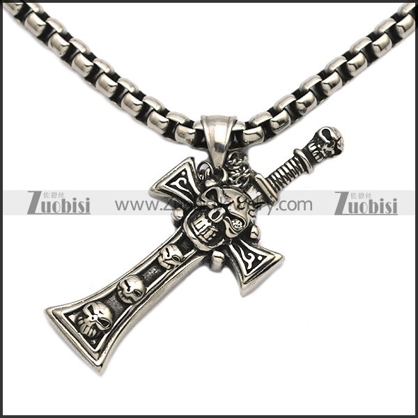 Stainless Steel Cross Pendant -p000766