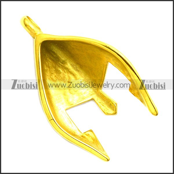 Golden Spartan Helmet Pendant p006465
