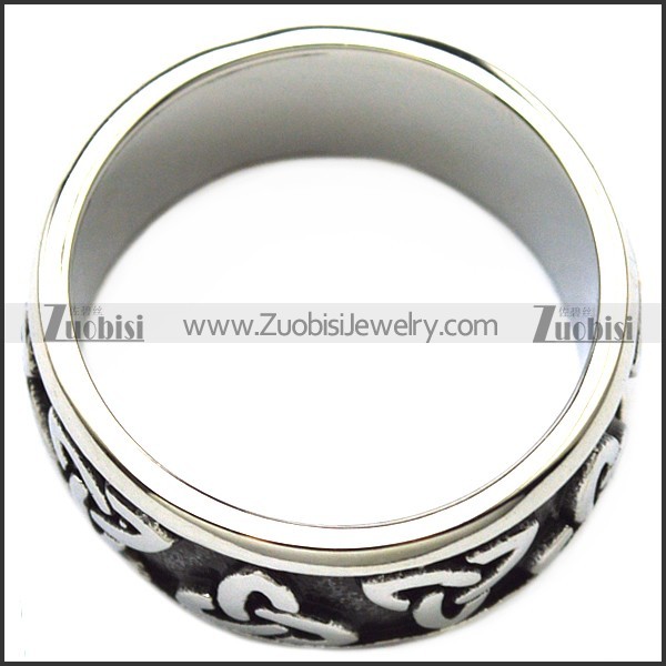 stainless steel viking ring r003267
