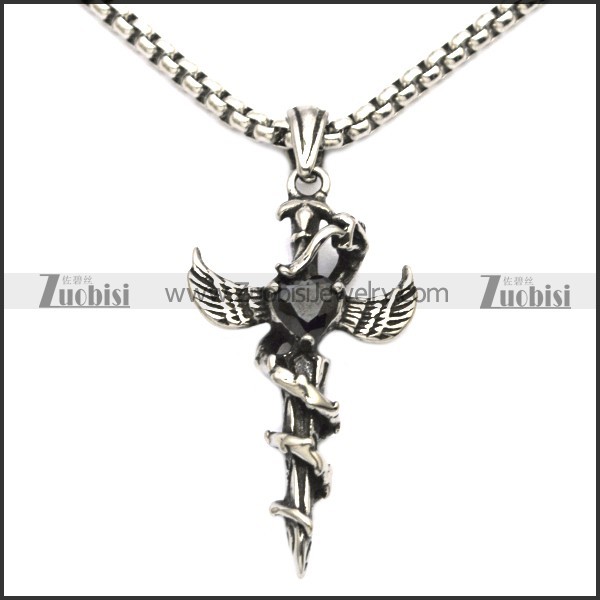 Stainless Steel Cross Pendant -p000821