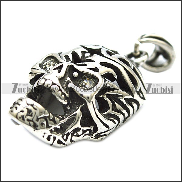 Stainless Steel Skull Pendant -p000781
