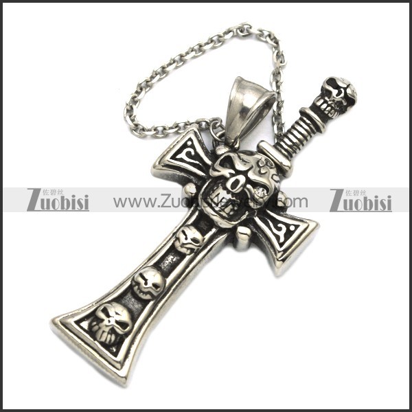 Stainless Steel Cross Pendant -p000766