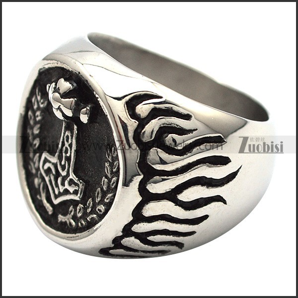 thor hammered rings for wholesale online -r001088