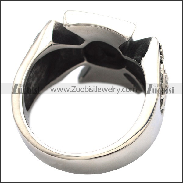 great 316L Stainless Steel Biker Ring with punk style for Motorcycle bikers - r000524