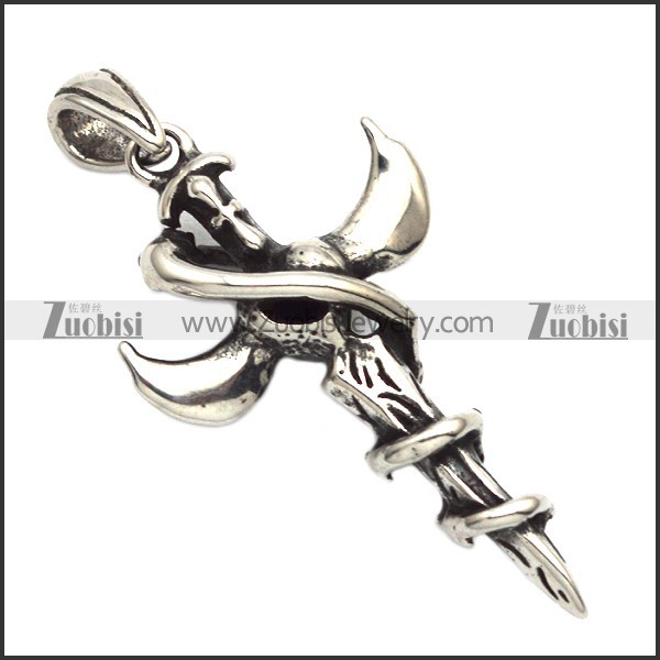 Stainless Steel Cross Pendant -p000821