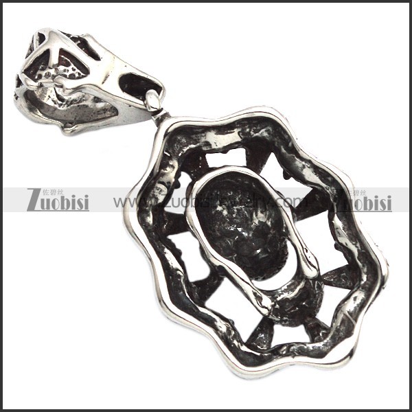 Stainless Steel Skull Pendant -p000753