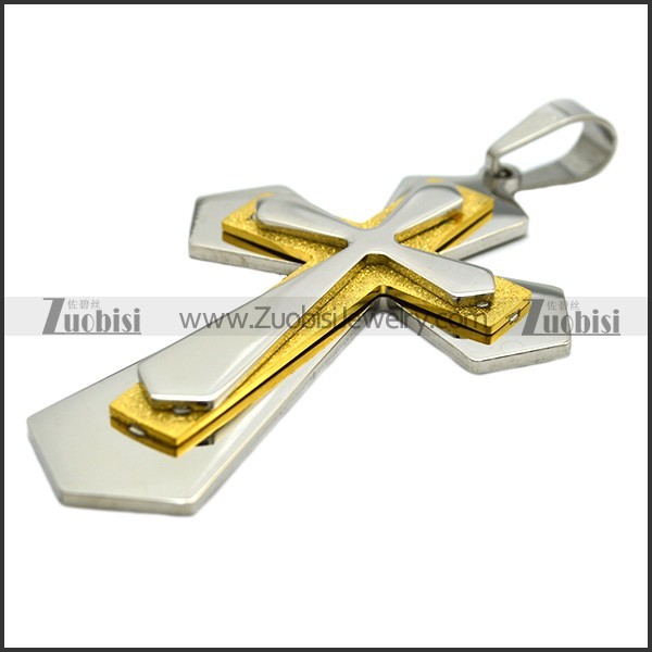 Stainless Steel Cross Pendant -p000684