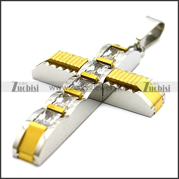 Stainless Steel Cross Pendant -JP140108