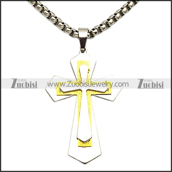 Stainless Steel Cross Pendant -p000684