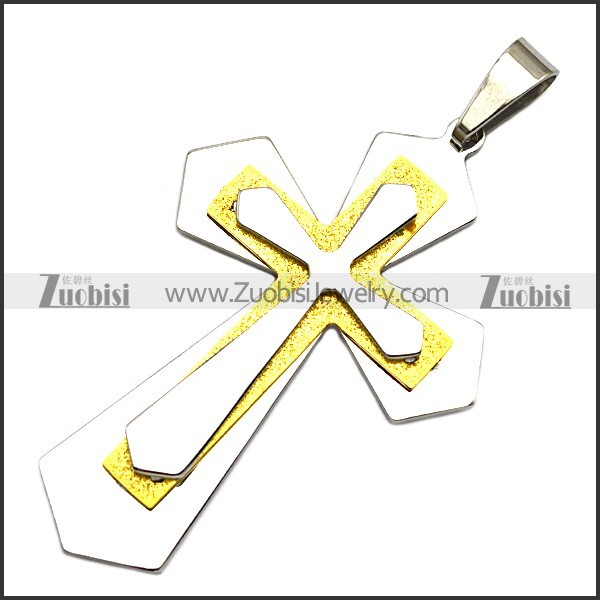 Stainless Steel Cross Pendant -p000684