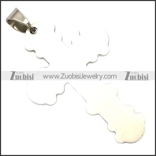 functional nonrust steel Cross Pendants - p000567
