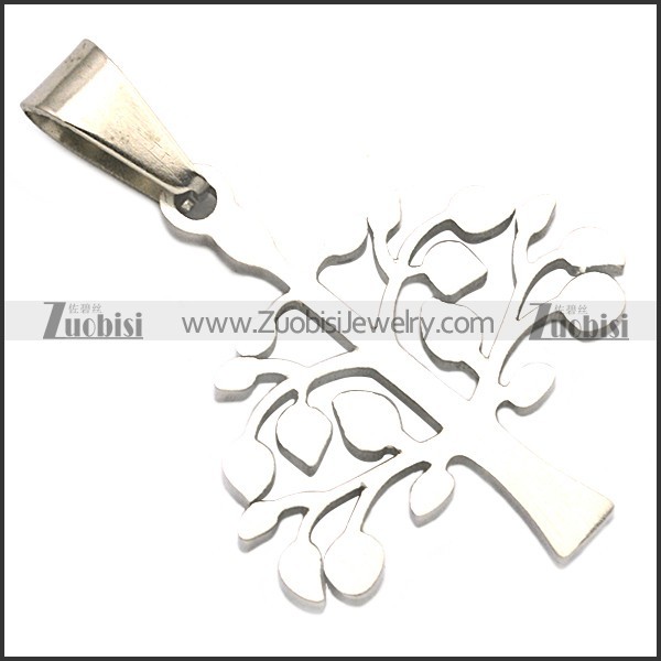 Stainless Steel Tree Pendant -JP140116