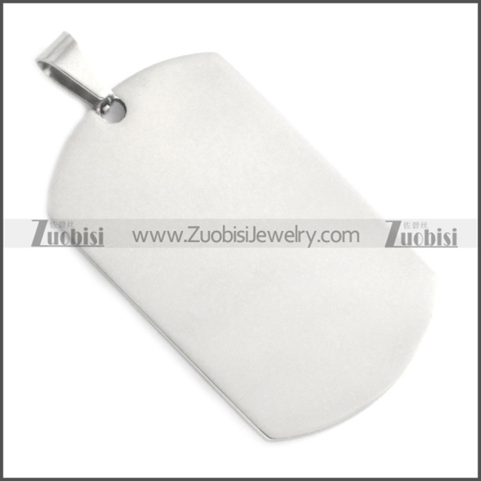 Stainless Steel Army Pendant p010423S3