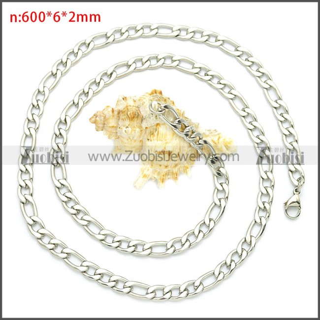 Stainless Steel Chain Neckalce n003087SW6