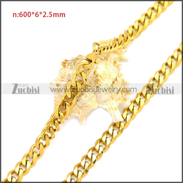 Stainless Steel Chain Neckalce n003118G2