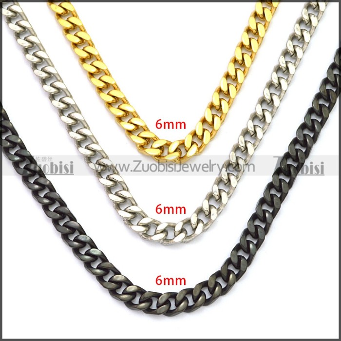 Stainless Steel Chain Neckalce n003116G