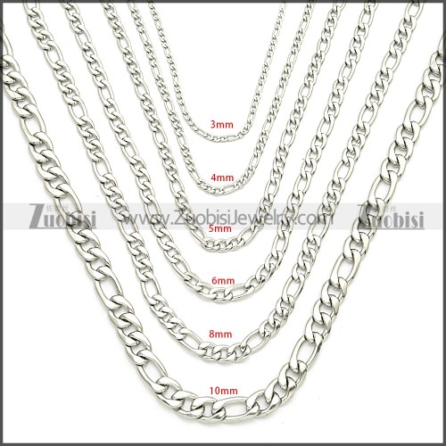 Stainless Steel Chain Neckalce n003087SW8