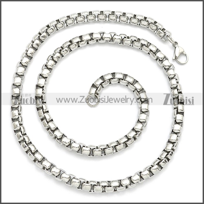Stainless Steel Chain Neckalce n003083SW3
