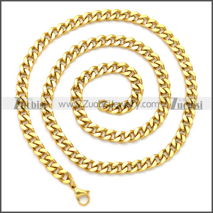 Stainless Steel Chain Neckalce n003115G