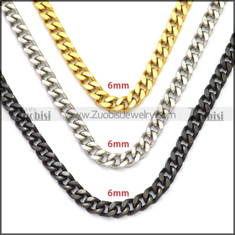 Stainless Steel Chain Neckalce n003114S