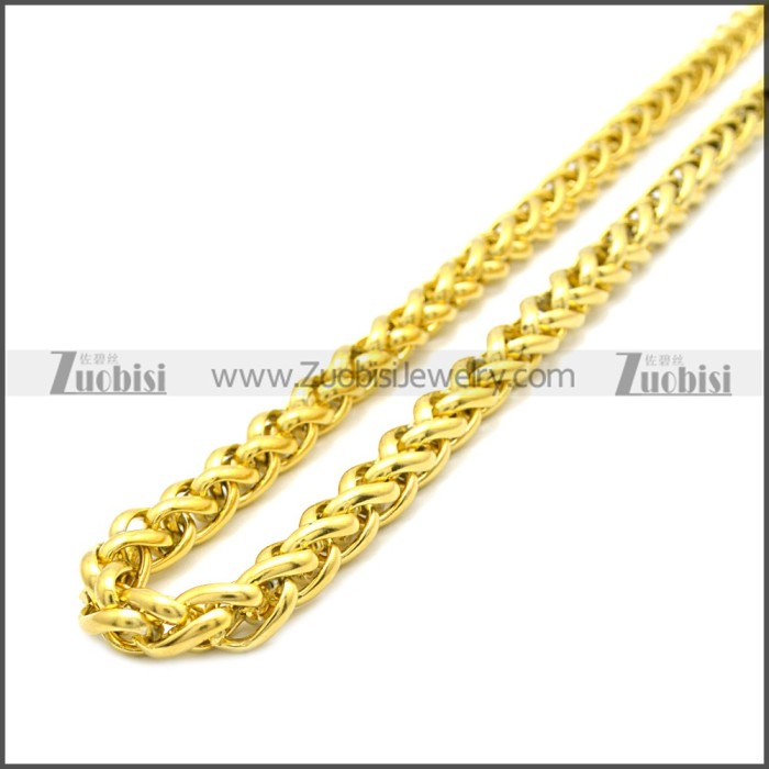 Stainless Steel Chain Neckalce n003084GW4