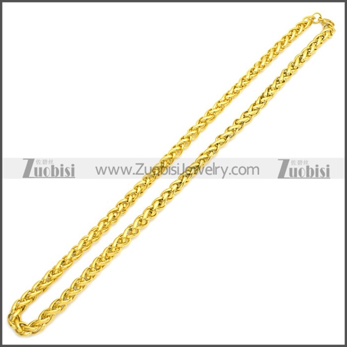 Stainless Steel Chain Neckalce n003084GW4