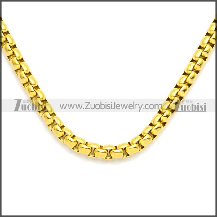 Stainless Steel Chain Neckalce n003083GW2