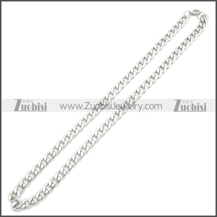 Stainless Steel Cuban Chain Neckalce n003091SW7