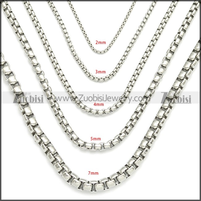 Stainless Steel Chain Neckalce n003083SW7