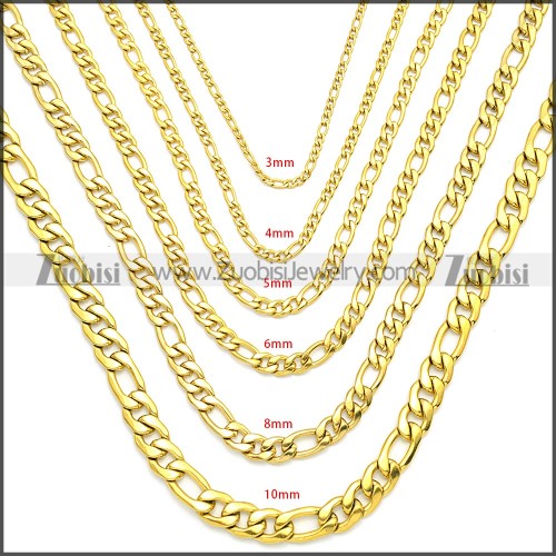 Stainless Steel Chain Neckalce n003087GW10