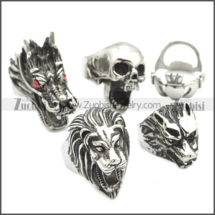 Stainless Steel Ring r008438SH