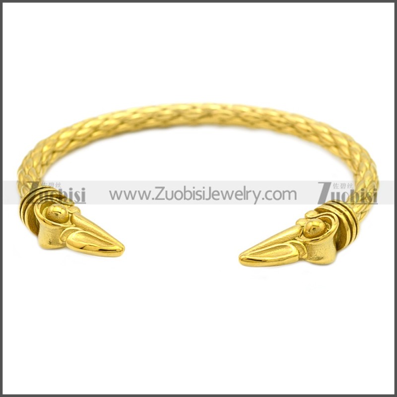 Stainless Steel Raven Bangle for Ladies b009818G