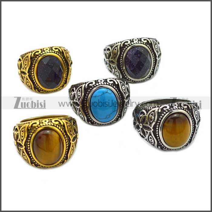 Stainless Steel Ring r008536SH1