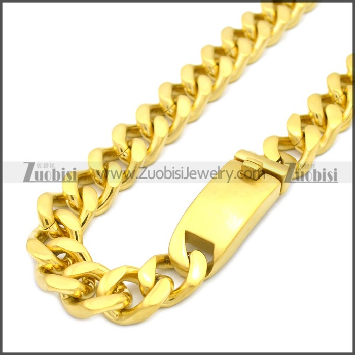 Stainless Steel Chain Neckalce n003122G