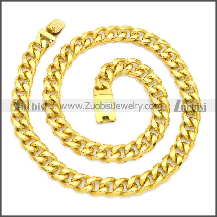Stainless Steel Chain Neckalce n003123G