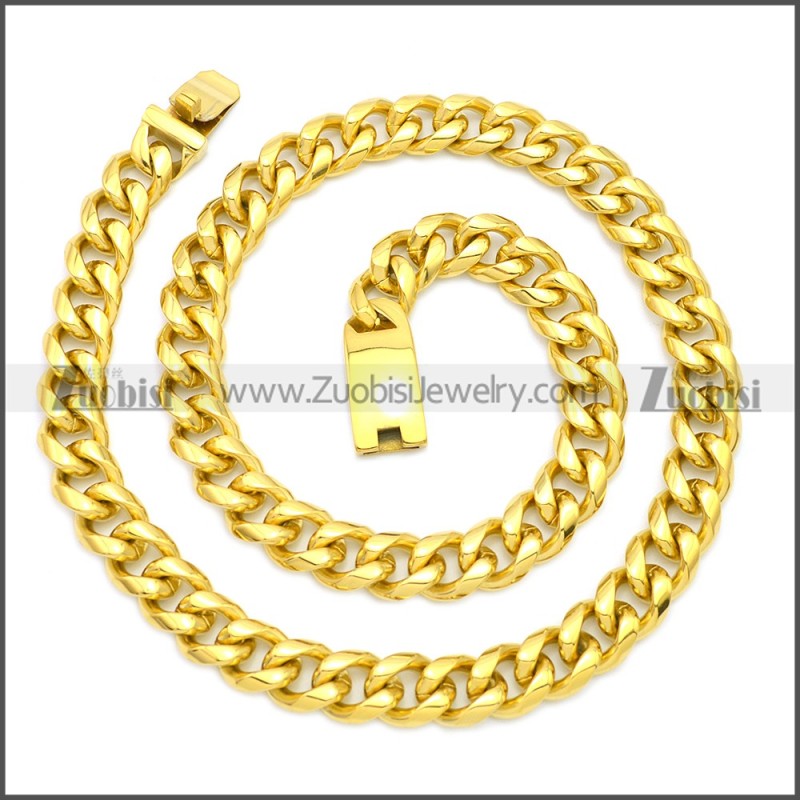 Stainless Steel Chain Neckalce n003123G