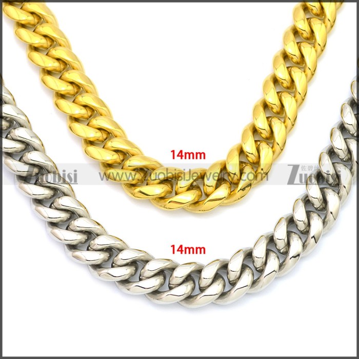 Stainless Steel Chain Neckalce n003128G