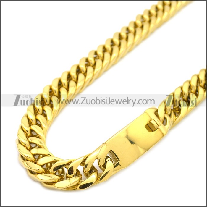 Stainless Steel Chain Neckalce n003121G
