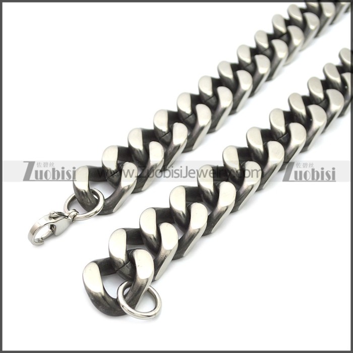 Stainless Steel Chain Neckalce n003135SH
