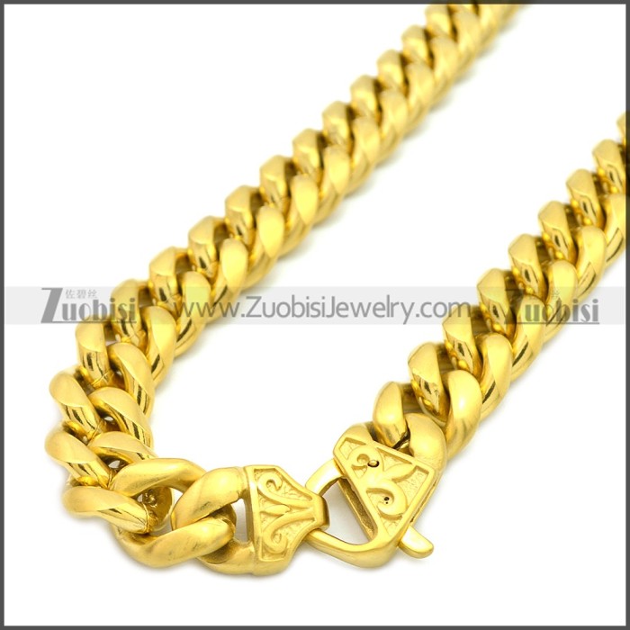 Stainless Steel Chain Neckalce n003133G4