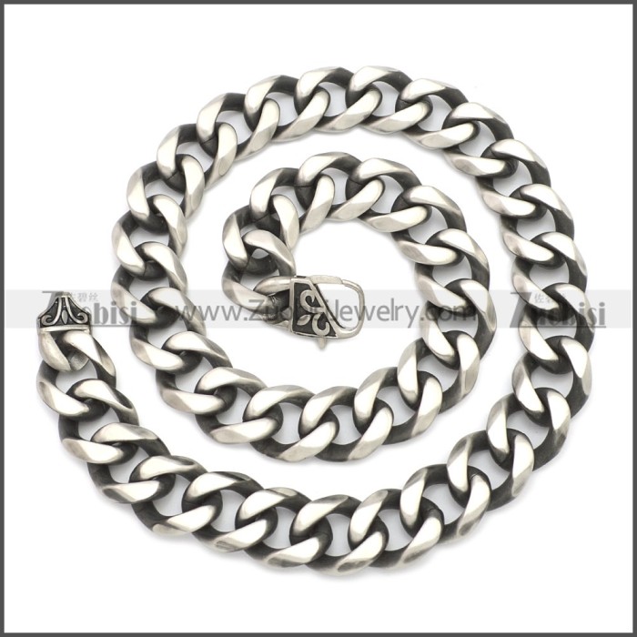 Stainless Steel Chain Neckalce n003137SHW20