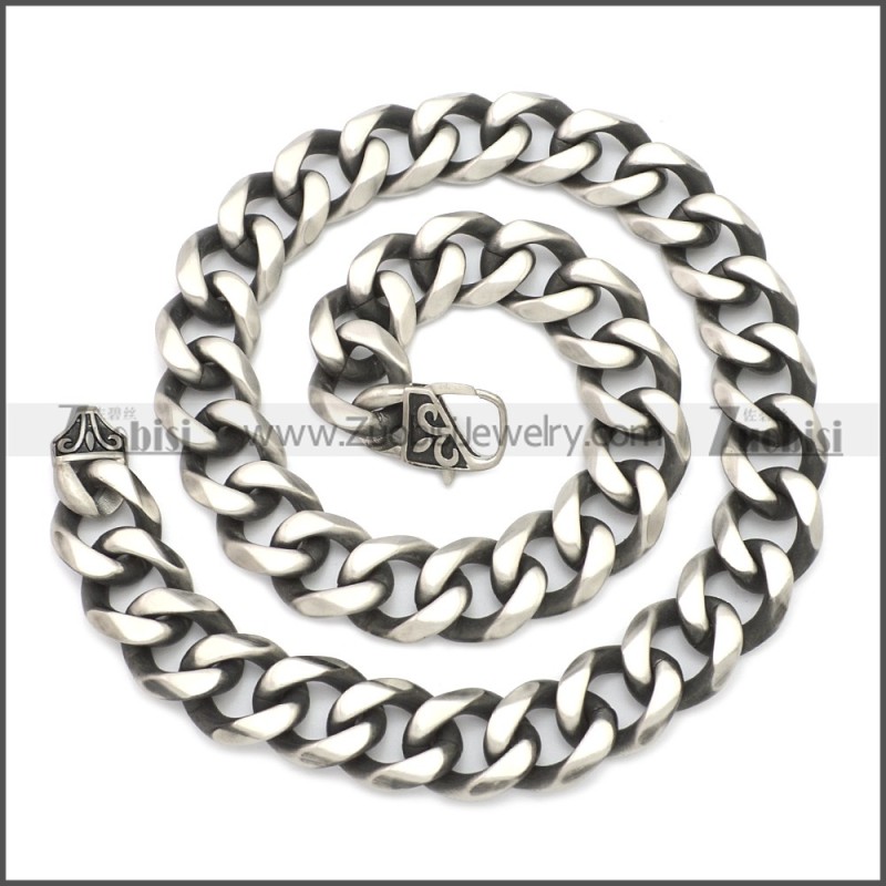 Stainless Steel Chain Neckalce n003137SHW20