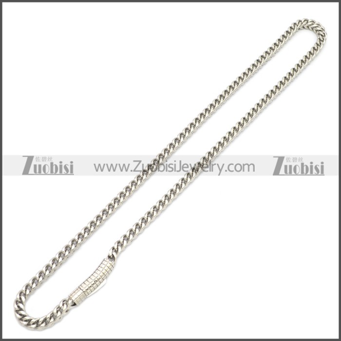 6MM Silver Stainless Steel Franco Chain Necklace n003130S