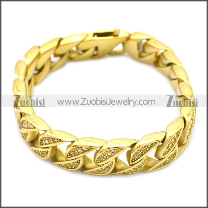 Stainless Steel Bracelet b009828GW15