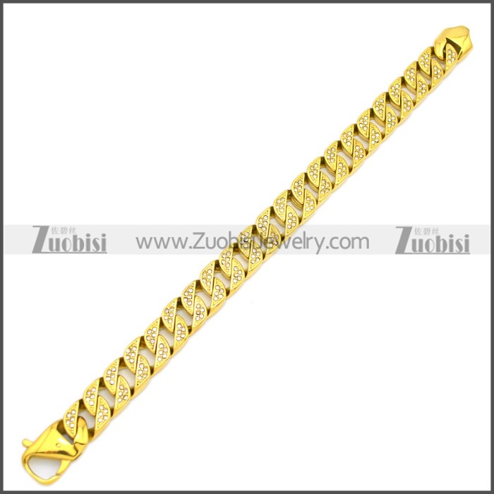 Stainless Steel Bracelet b009828GW13