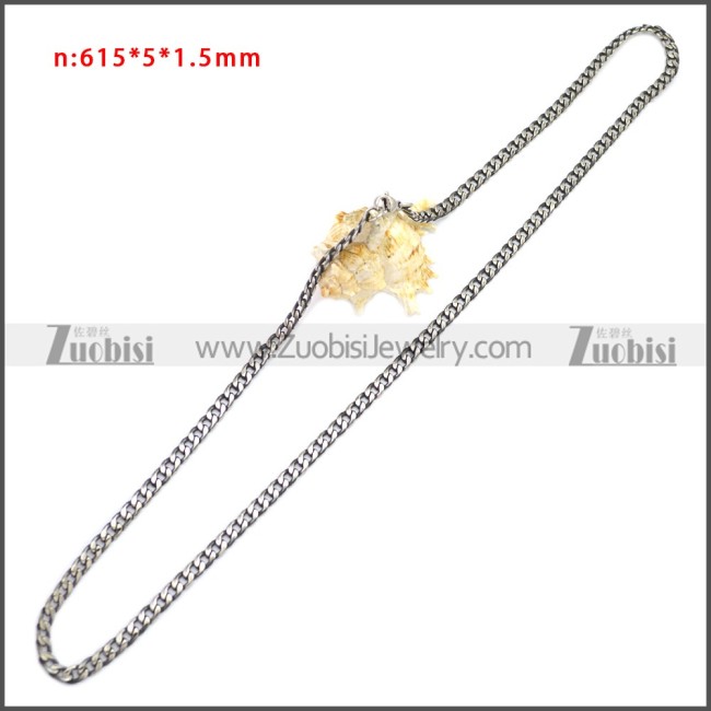 Stainless Steel Chain Neckalce n003141SA3