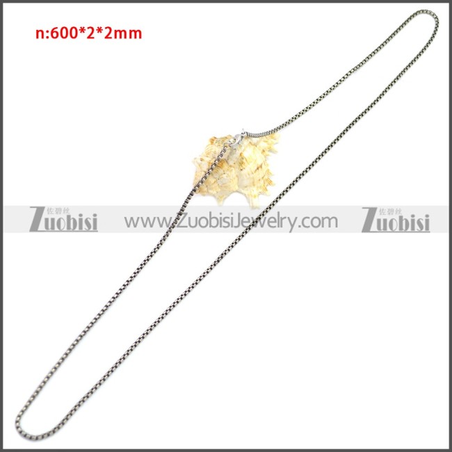 Stainless Steel Chain Neckalce n003151S6