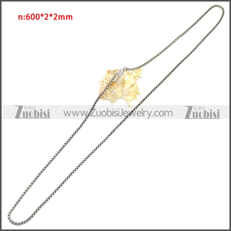 Stainless Steel Chain Neckalce n003151S6